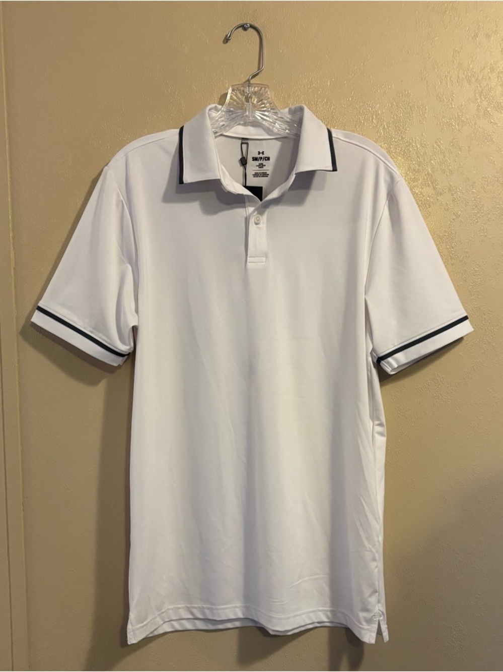 NWT Under Armour men’s Golf Tipped Performance Polo sz S